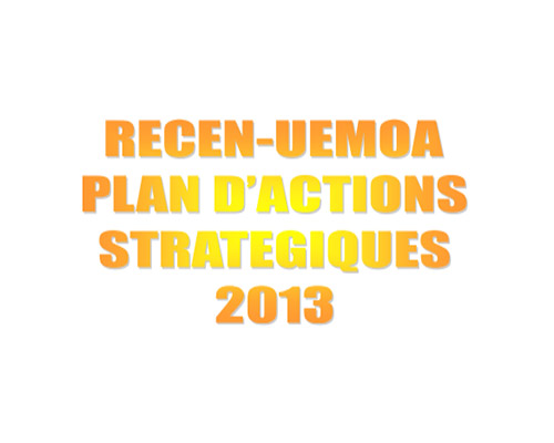 Plan d'action stratégique 2013