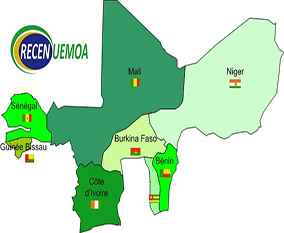 Pays membres du Réseau des CENTIF de l'UEMOA